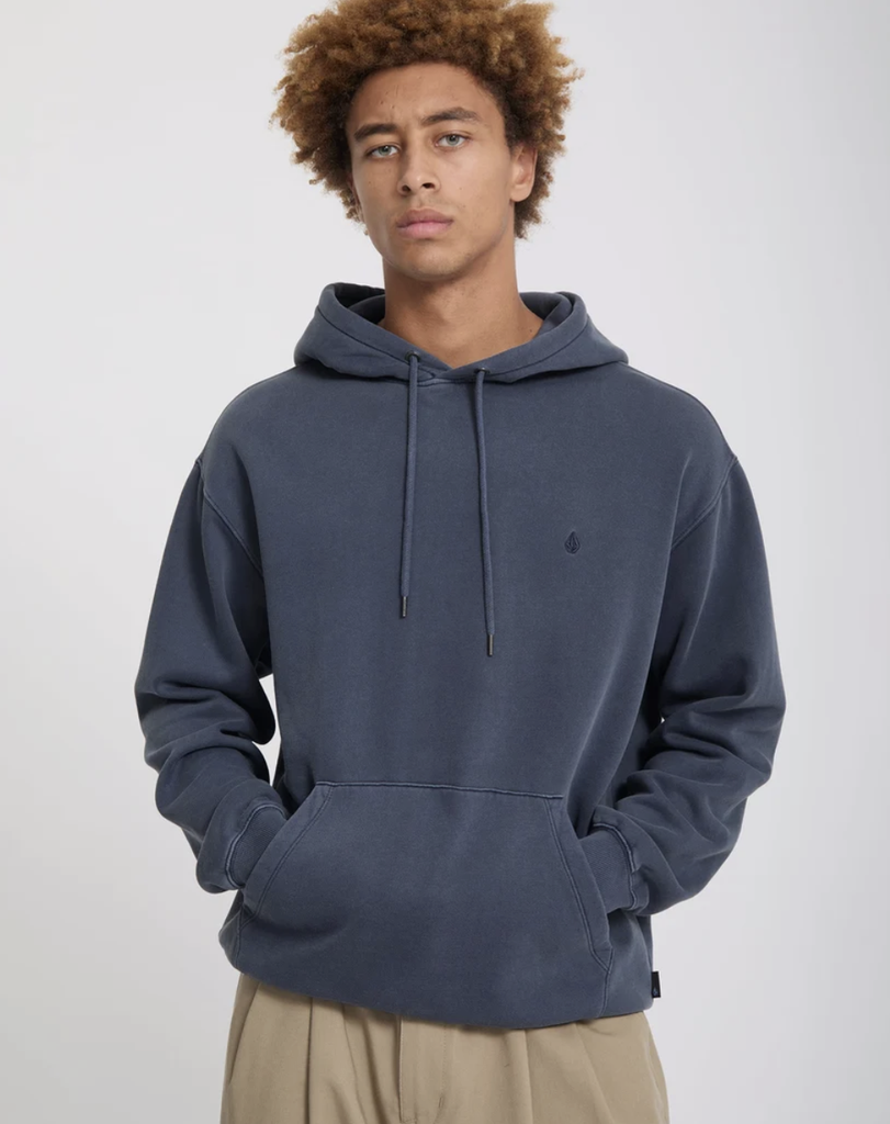 Sudadera Con Capucha Volcom Single Stone - Storm Blue