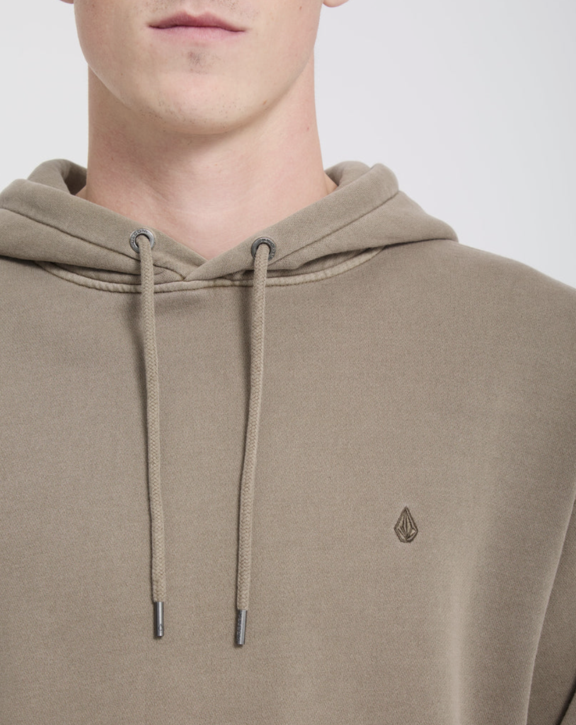 Sudadera Con Capucha Volcom Single Stone - Earth