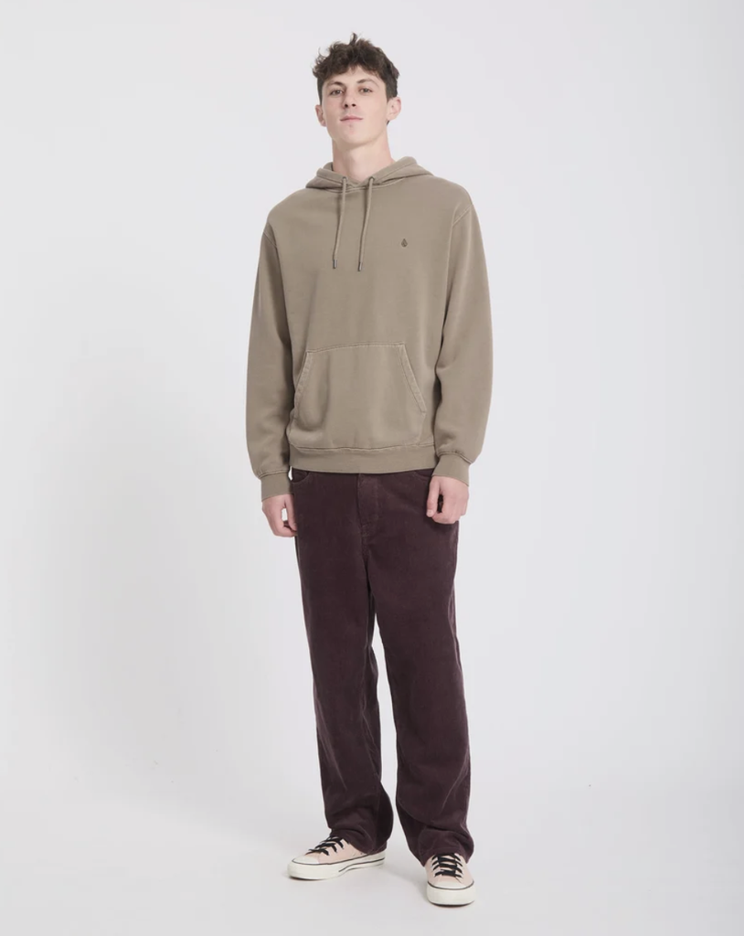 Sudadera Con Capucha Volcom Single Stone - Earth