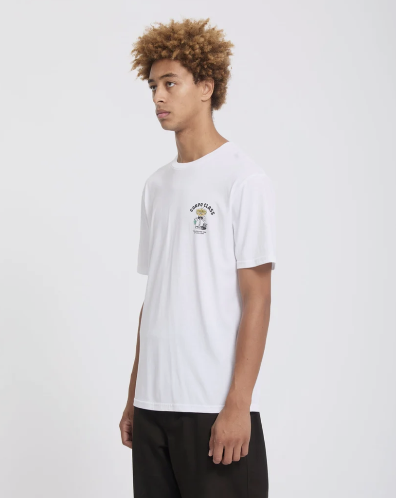 Camiseta Volcom Corpo Class - White