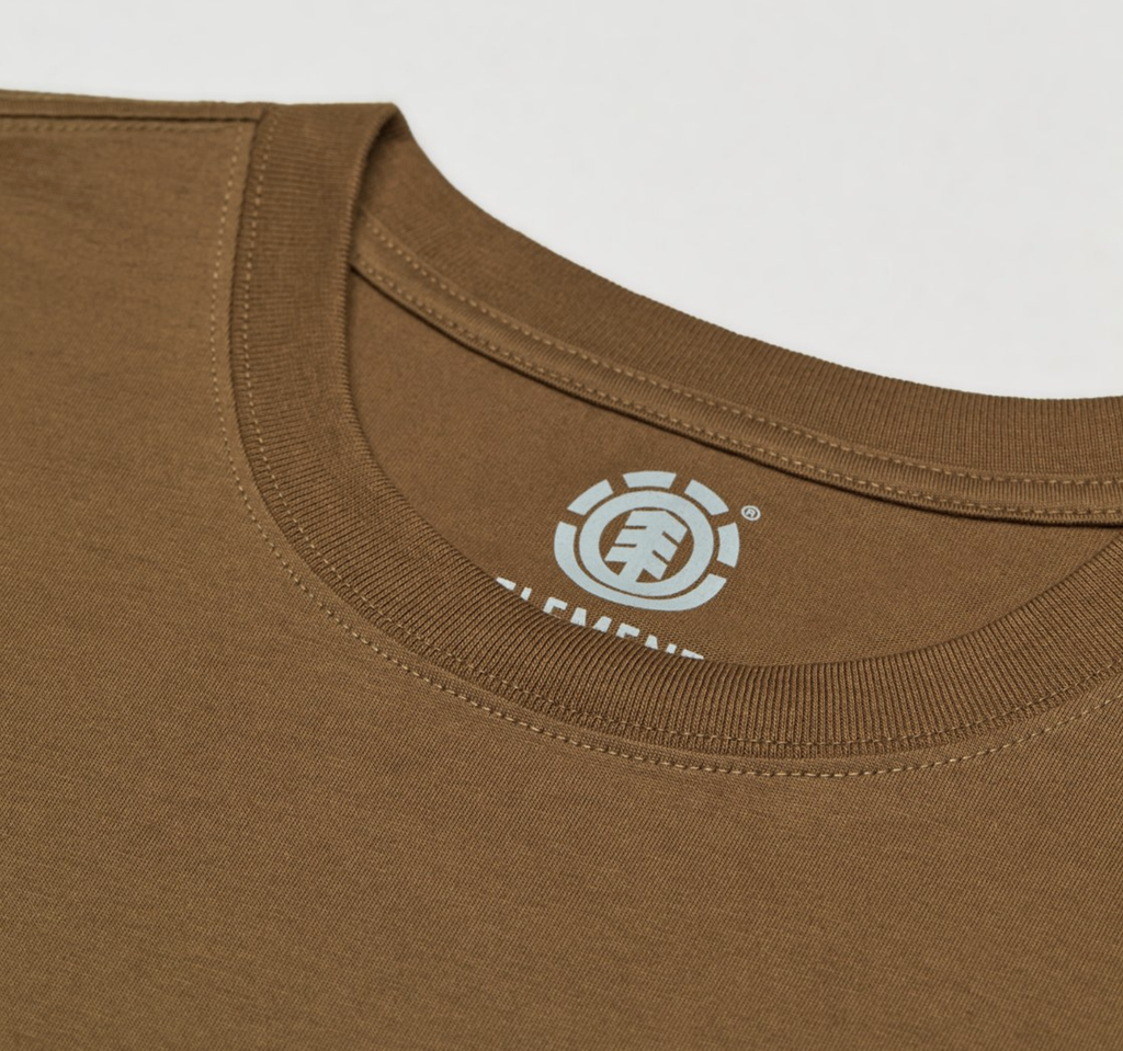 Camiseta Element Icon Label Pocket - Sepia