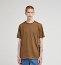 Camiseta Element Icon Label Pocket - Sepia