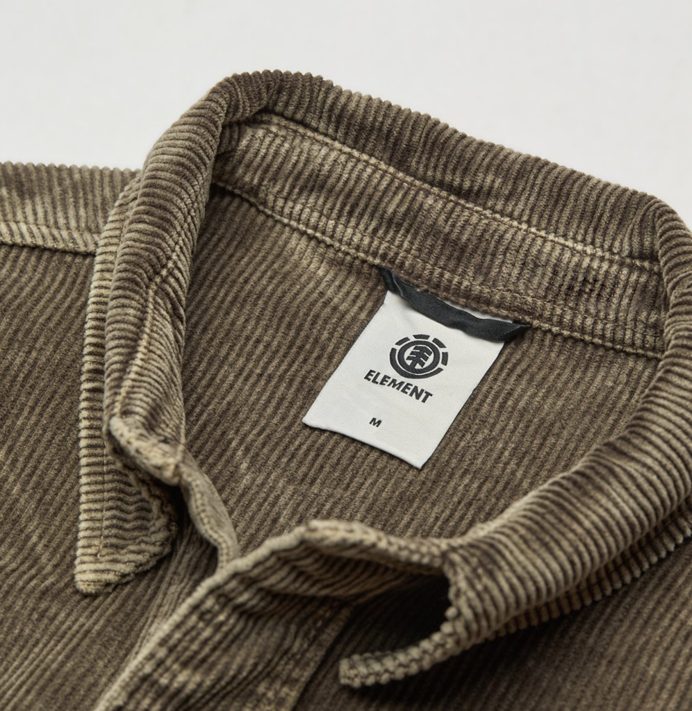 Camisa Element Relax Washed - Stone Gray