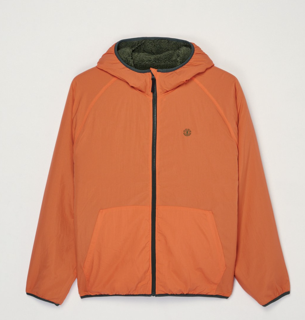Sudadera Reversible Element Wolfe Sherpa - Bronze Green