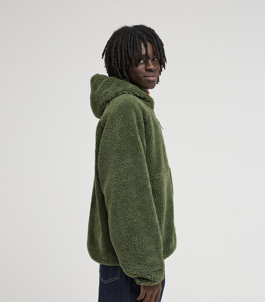 Sudadera Reversible Element Wolfe Sherpa - Bronze Green