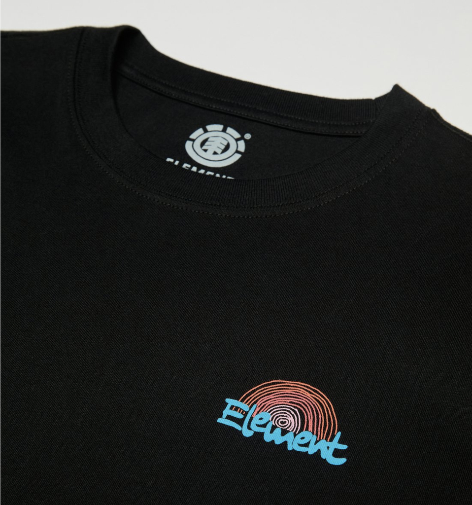 Camiseta Element Sound Waves - Flint Black