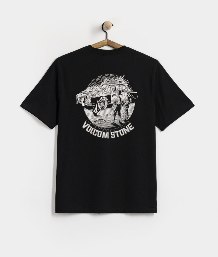 Camiseta Volcom Firecar - Black