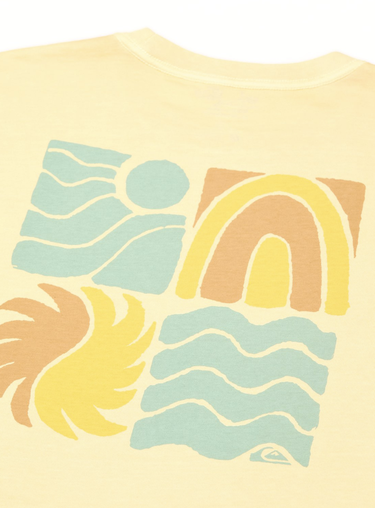Camiseta Quiksilver Vibes - Straw (yfm0)