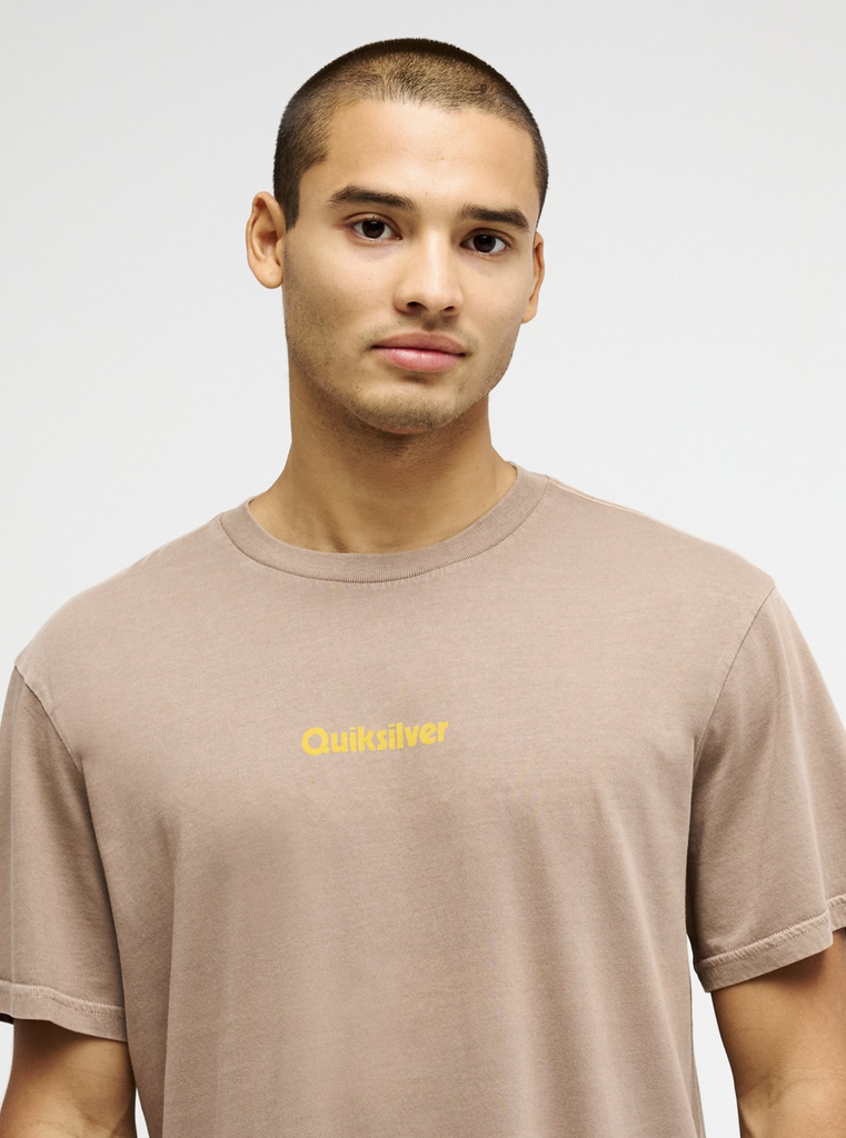 Camiseta Quiksilver Evo Rays - Pine Bark (tnd0)