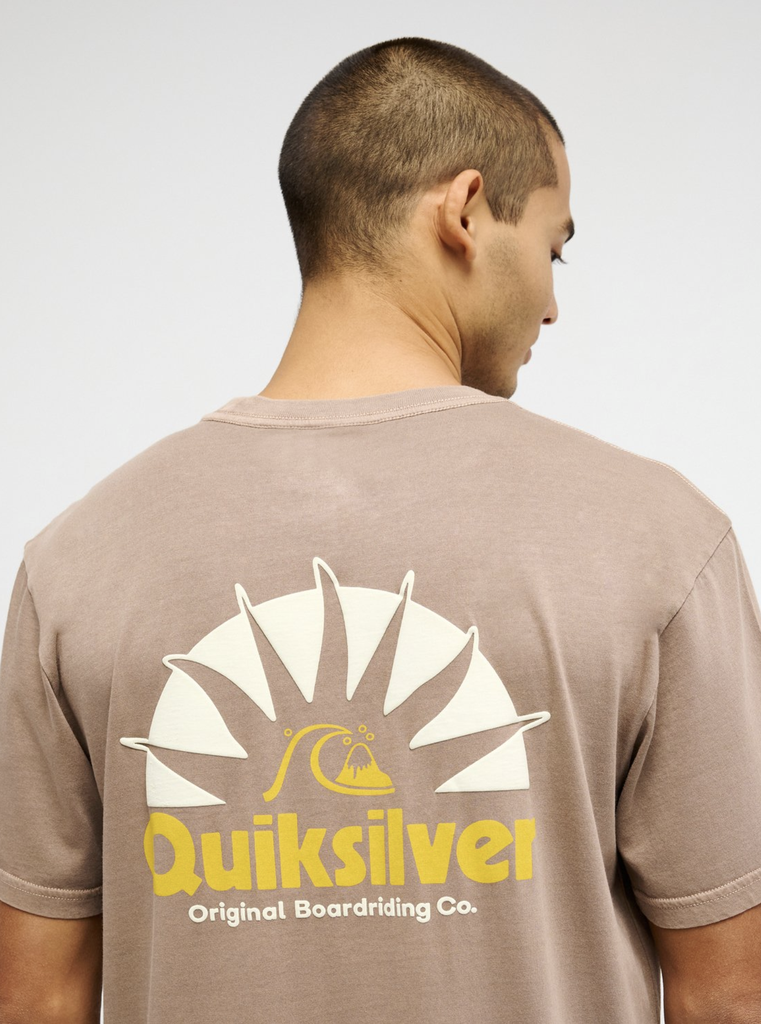 Camiseta Quiksilver Evo Rays - Pine Bark (tnd0)