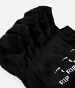 Calcetines Rip Curl Invisibles (Pack de 5)  - Black