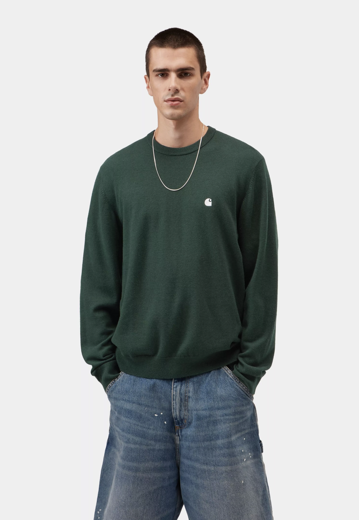 Jersey Carhartt WIP Madison - Dark Scarab/Wax