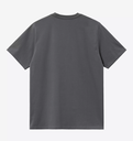 Camiseta Carhartt WIP American Script - Graphite