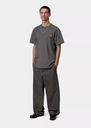 Camiseta Carhartt WIP American Script - Graphite
