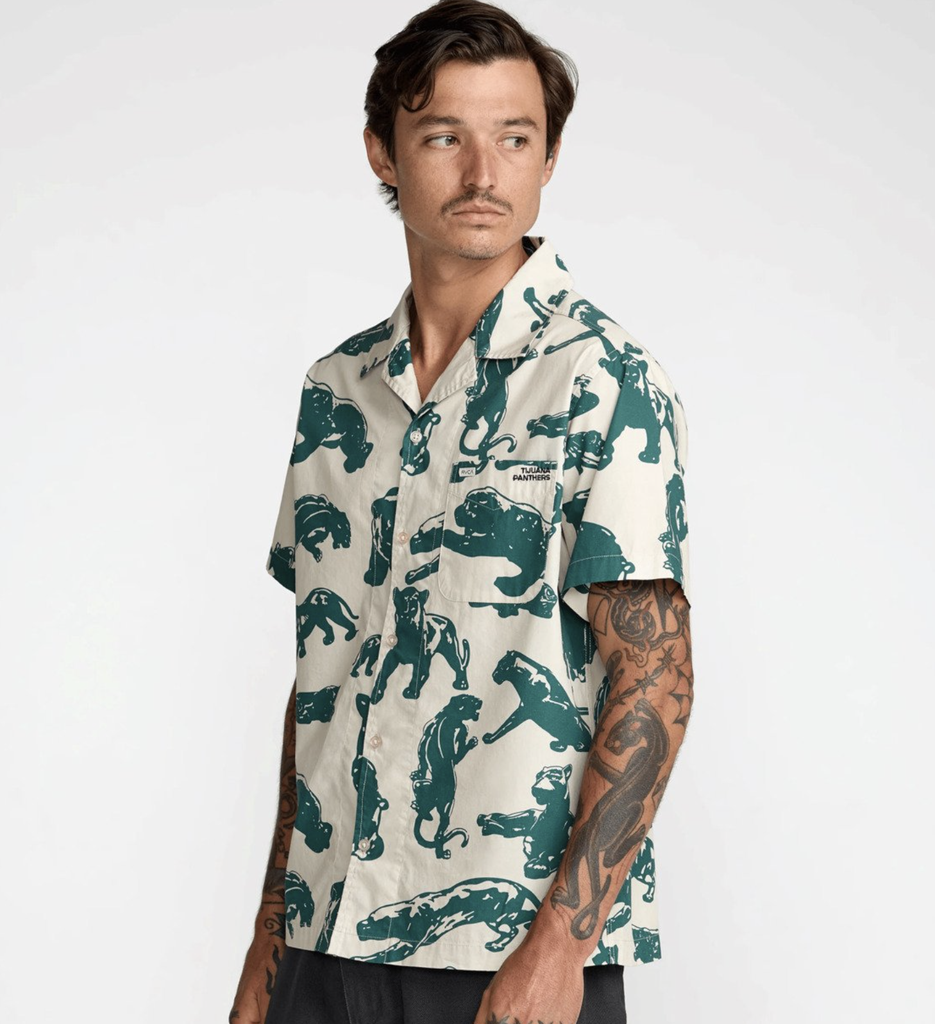 Camisa RVCA Tjp All Over - Ceramic