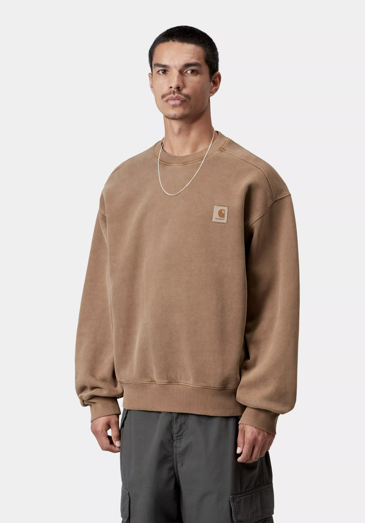Sudadera Carhartt WIP Vista - WIP H Brown (Garment dyed)
