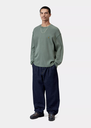 Camiseta de Manga Larga Carhartt WIP Vista Waffle - Dark Scarab (Garment dyed)