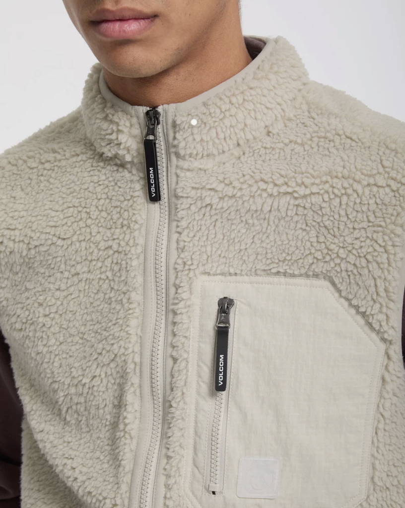 Chaleco Volcom Muzzer Fuzzar - Stone