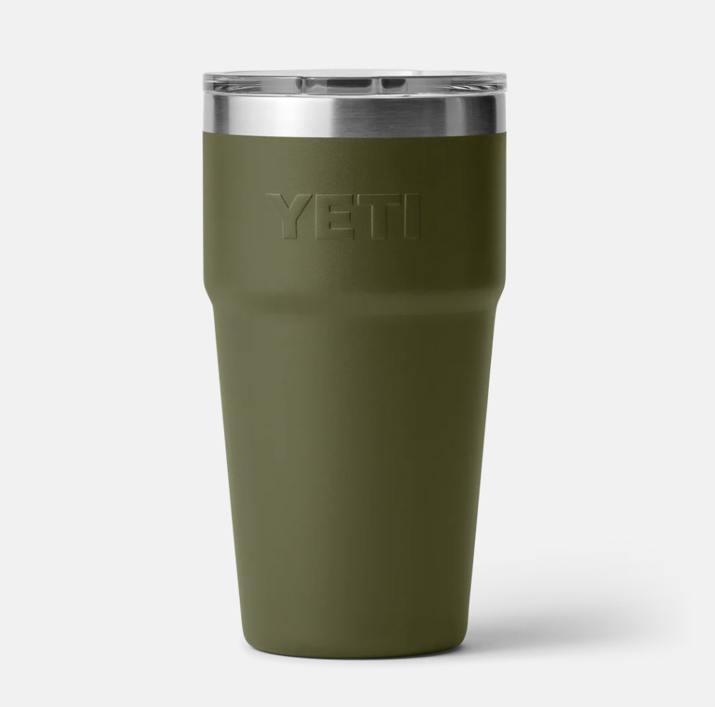 Vaso Apilable Yeti Rambler 20 oz (591 ml) - Olive/King Crab Orange