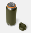 Botella Yeti Rambler 36 oz (1 l) - Olive/King Crab Orange