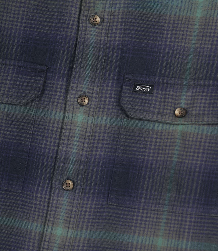 Camisa Oxbow de manga larga Cliff - Deep Marine