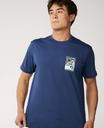 Camiseta Rip Curl S-Series Vaporcool Totem - Light Navy