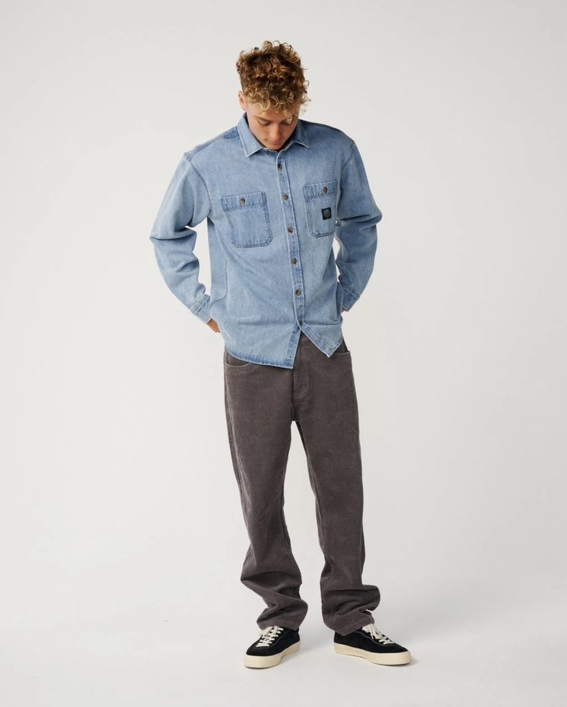 Sobrecamisa Vaquera Rip Curl Premium Surf Denim - Washed Blue