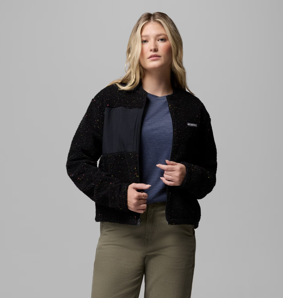 Chaqueta Bomber de Forro Polar columbia Stellar Path - Black