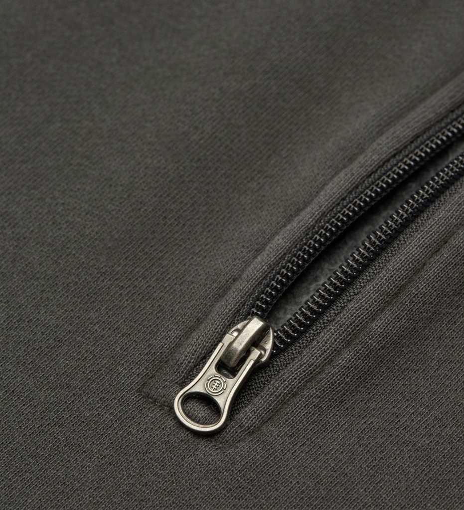 Sudadera con Media Cremallera Element Lowcase Pigment - Off Black