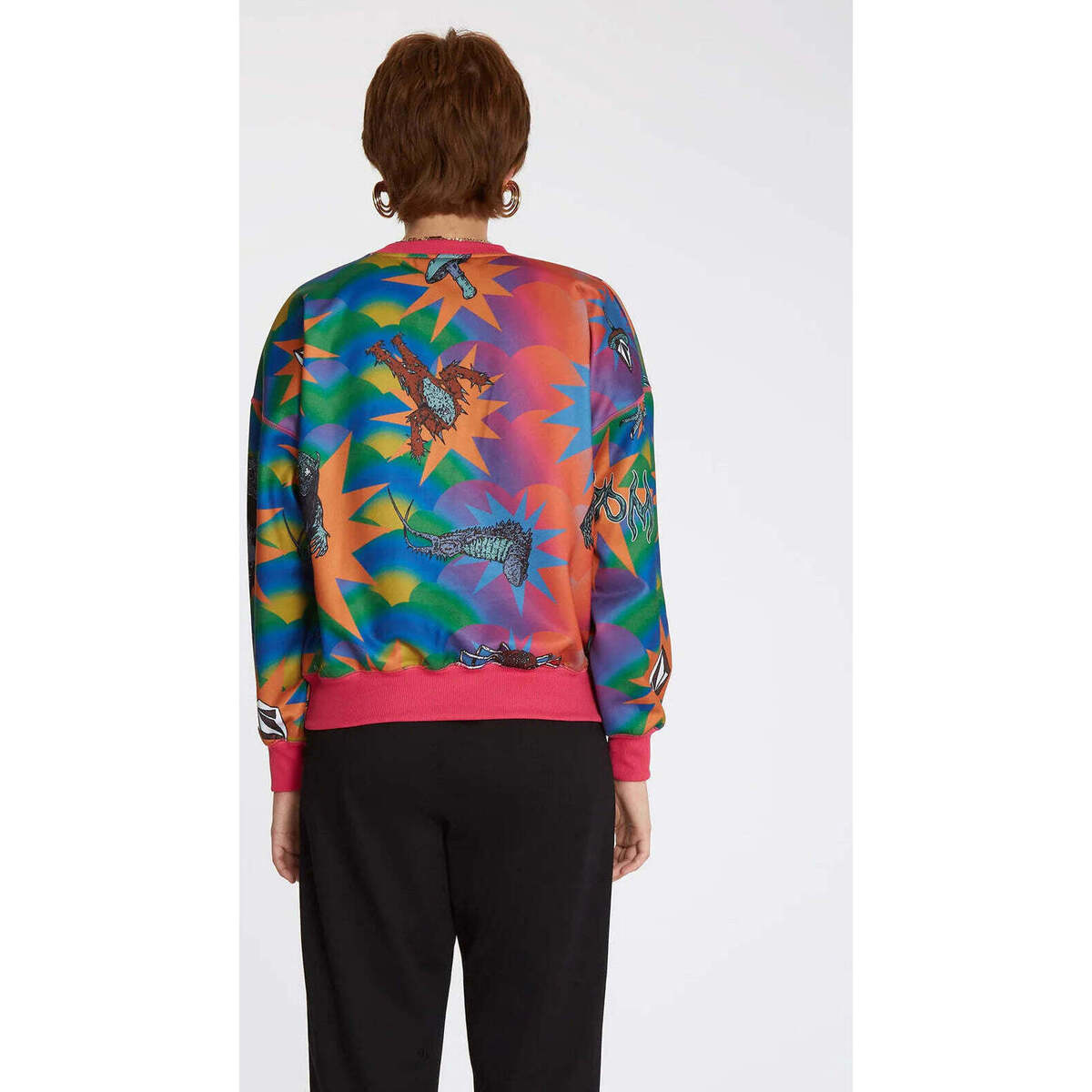 Sudadera Volcom Chrissie Abbot X French - Multi