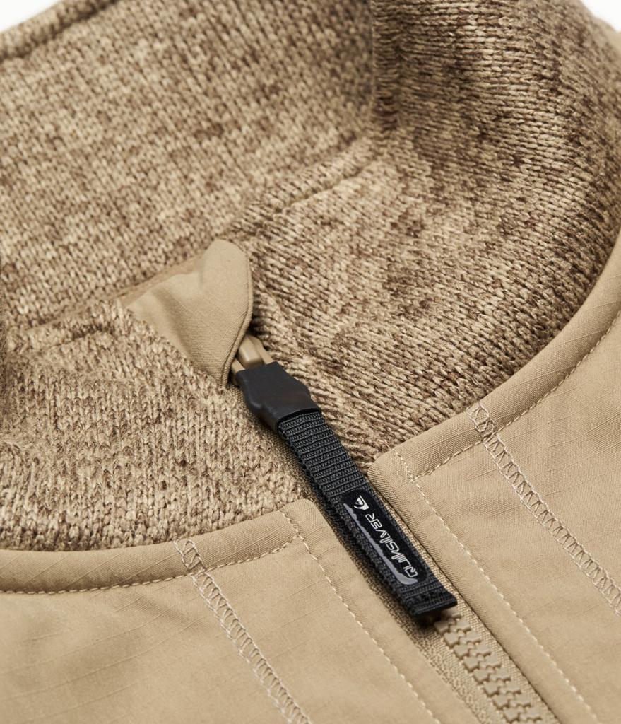 Polar con Cremallera Quiksilver Keller Outdoor -  Kelp Heather