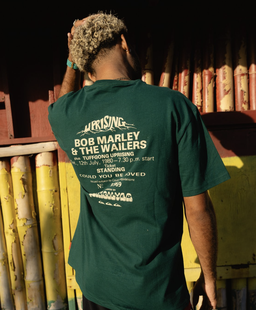 Camiseta Quiksilver Bob Marley Concert - Botanical Garden