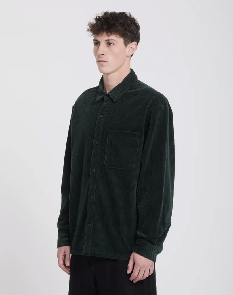 Sobrecamisa de Pana Volcom Fostered II - Scarab