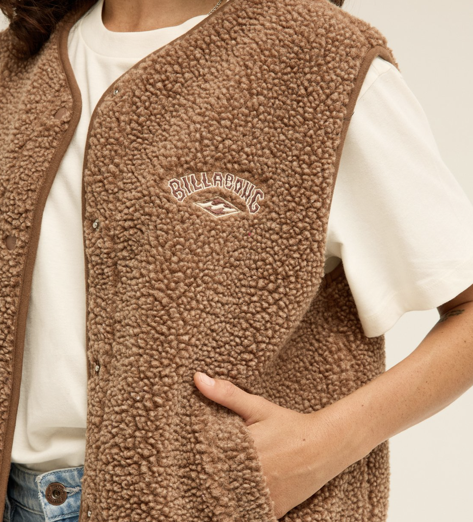 Chaleco Billabong Be Happy - Brownstone