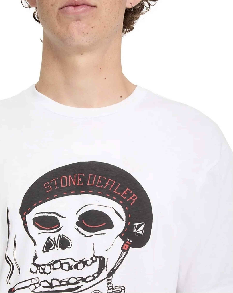 Camiseta Volcom Pierbike - White
