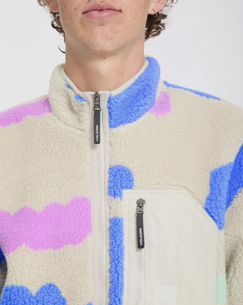 Chaqueta Polar Volcom Carrau Fuzzar - Multi