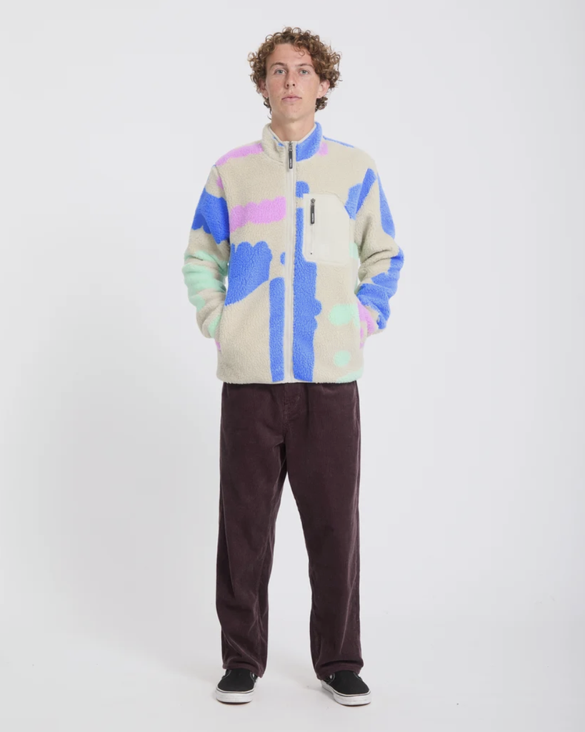 Chaqueta Polar Volcom Carrau Fuzzar - Multi
