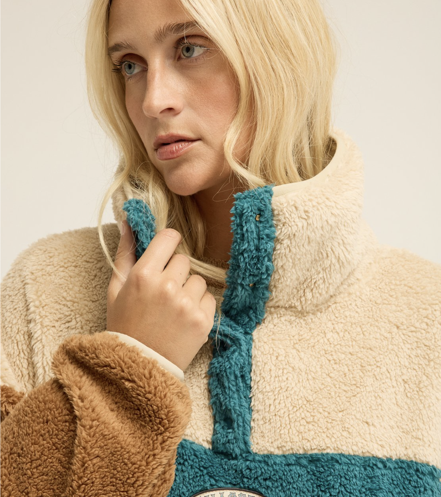 Polar con Media Cremallera Billabong Since 73 Vibes - Colonial Blue