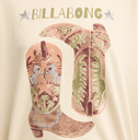 Camiseta Extragrande Billabong Ready To Roam - White Cap