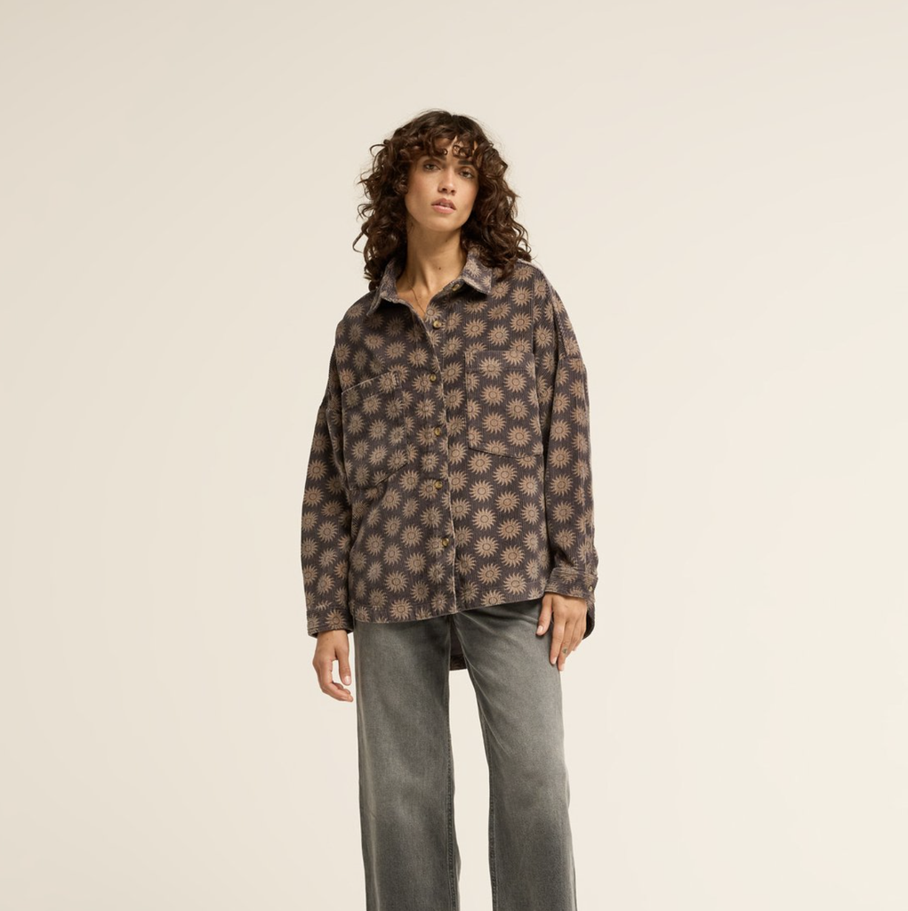 Camisa Billabong Stoked On You - Black Sands