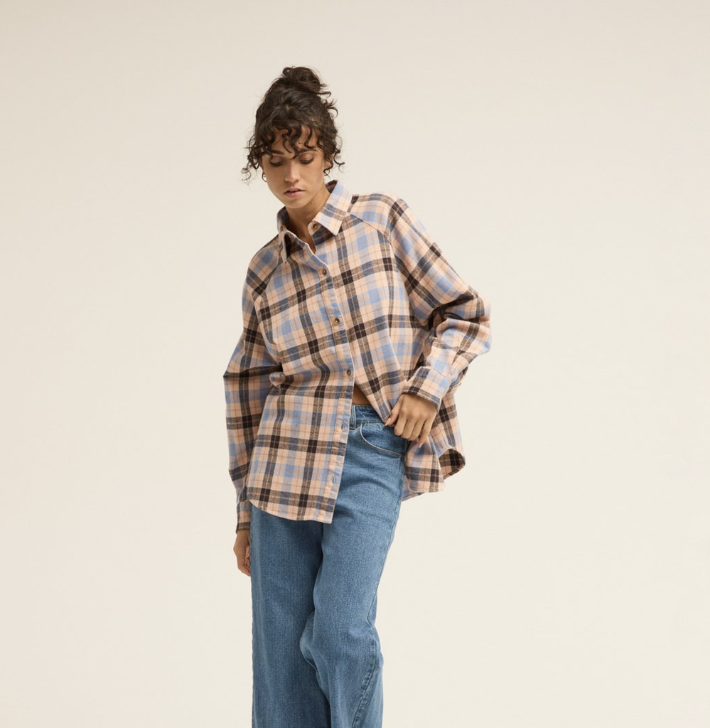 Camisa Billabong Best Times - Denim Blue