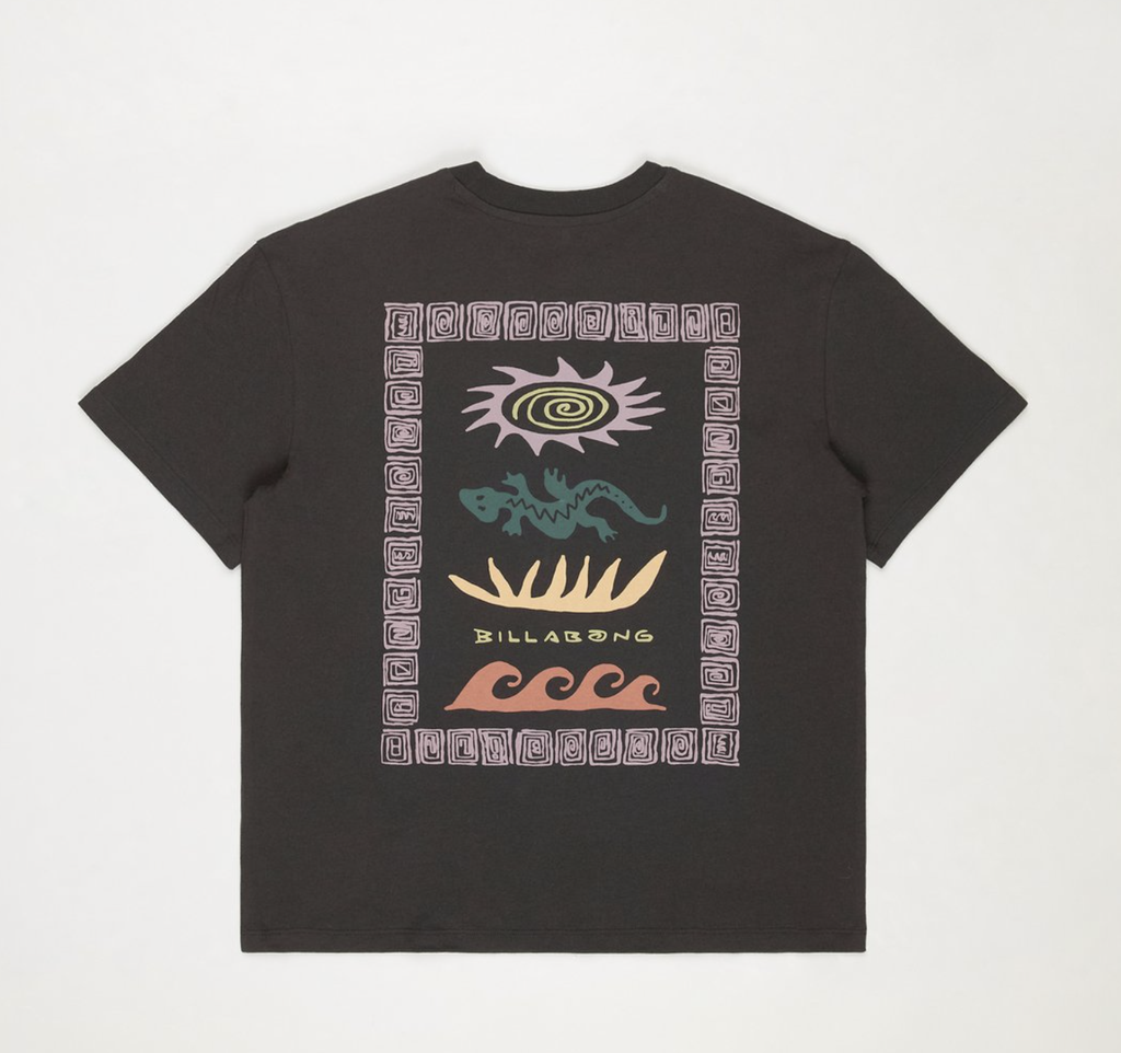 Camiseta Billabong Adiv Edgy Tom - Black Sands