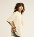Camiseta Billabong Adiv Good Vibes True - Oatmeal