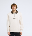 Sudadera con Media Cremallera Billabong Winton Half - Oatmeal