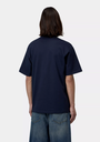 Camiseta Carhartt WIP Madison - Dark Navy/White