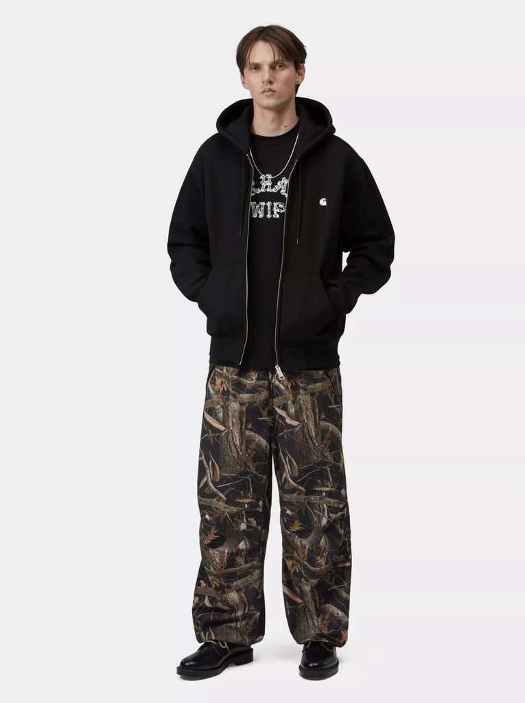 Sudadera con Cremallera Carhartt WIP Mack - Black/Wax