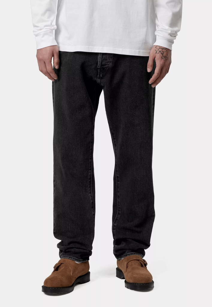 Pantalón Vaquero Carhartt WIP Klondike - Black (Stone Washed)