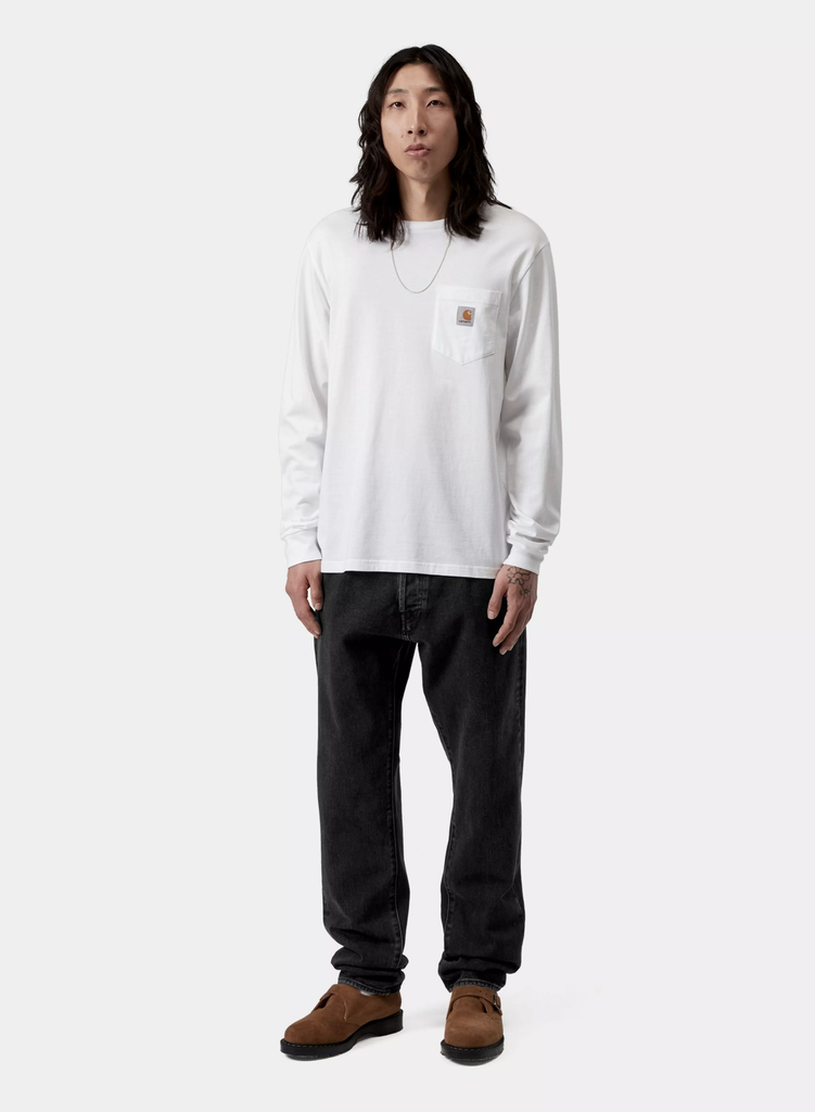 Pantalón Vaquero Carhartt WIP Klondike - Black (Stone Washed)