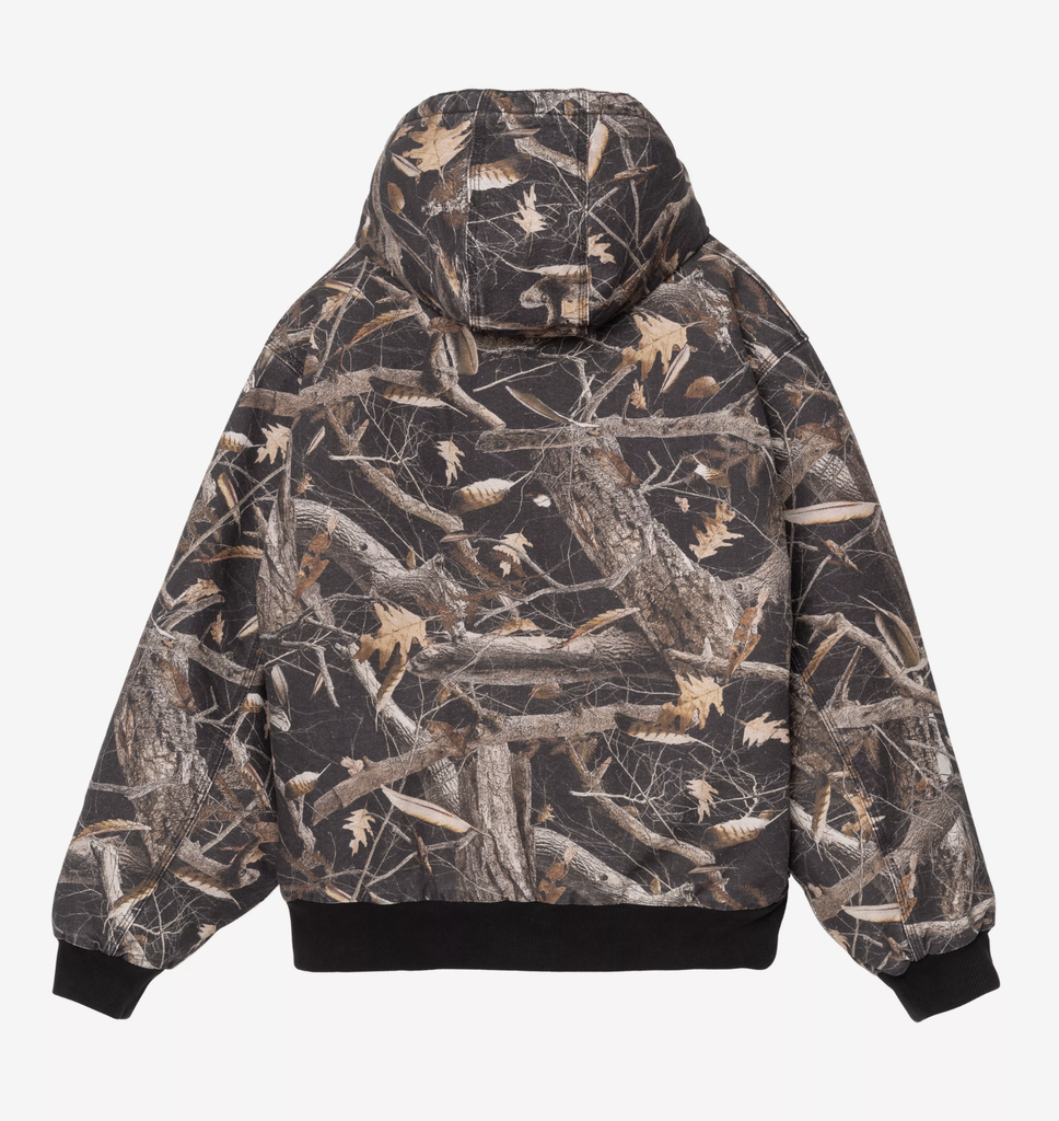 Chaqueta Carhartt WIP OG Active - Camo Feather Tree/Black (Heavy stone wash)