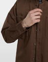 Camisa Manga Larga Dickies Garment Dyed - Timber Brown